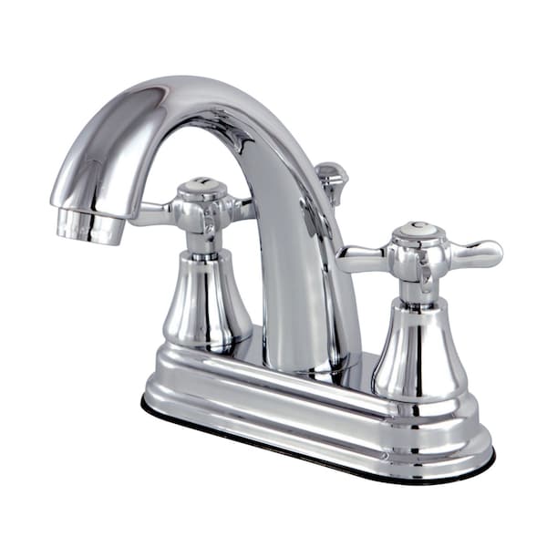 KS7611BEX 4" Centerset Bathroom Faucet, Polished Chrome